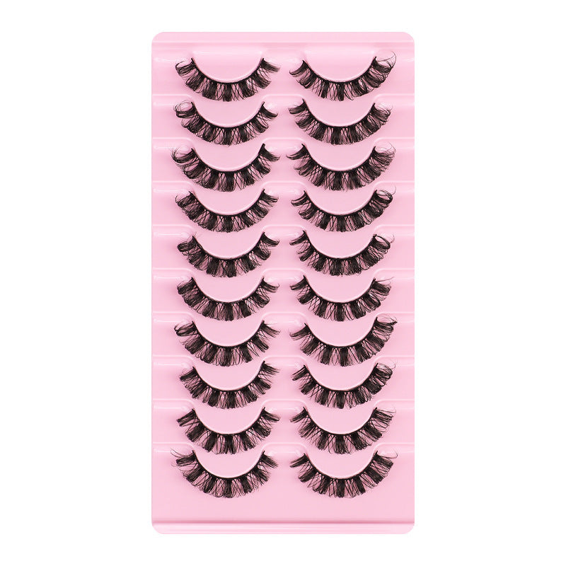 10 pairs of sunflower-shaped false eyelashes.