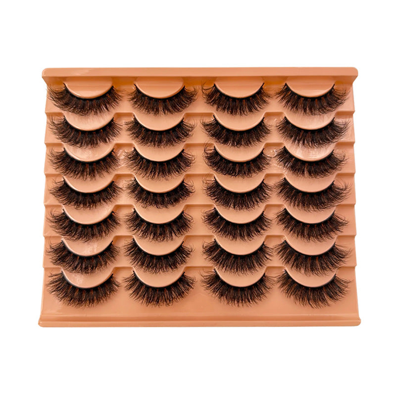 14 pairs of super natural false eyelashes suitable for various occasions