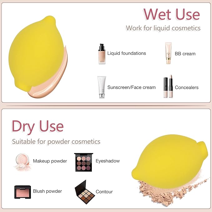 Fruit-shaped beauty blender gift box