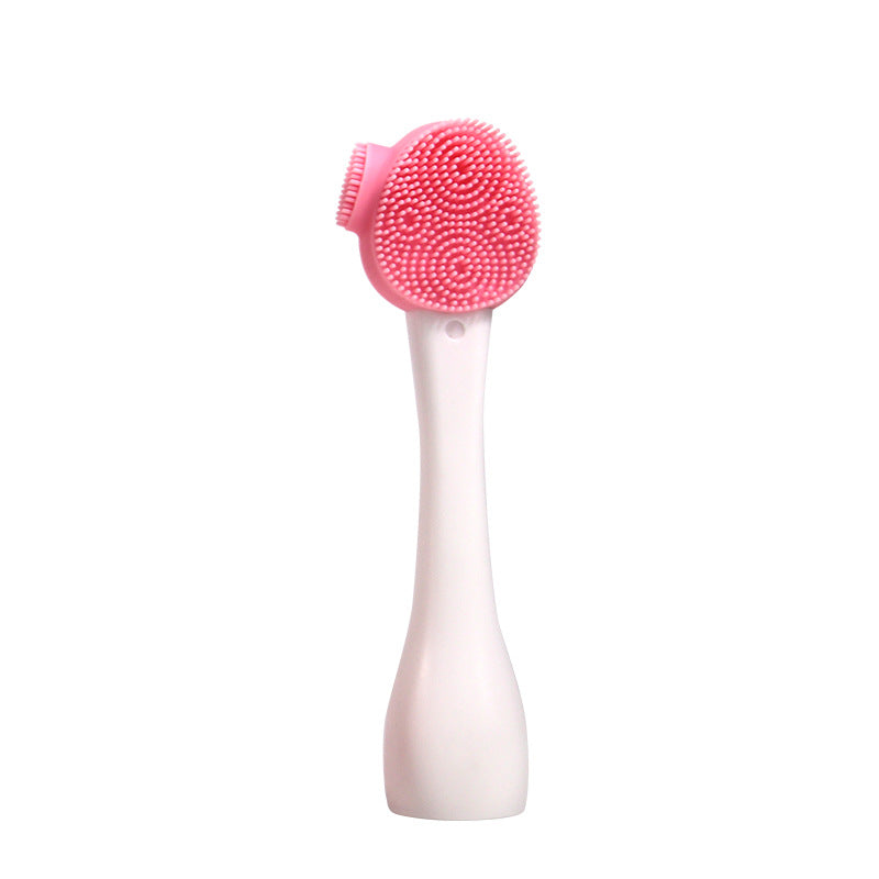 Facial cleansing massager brush