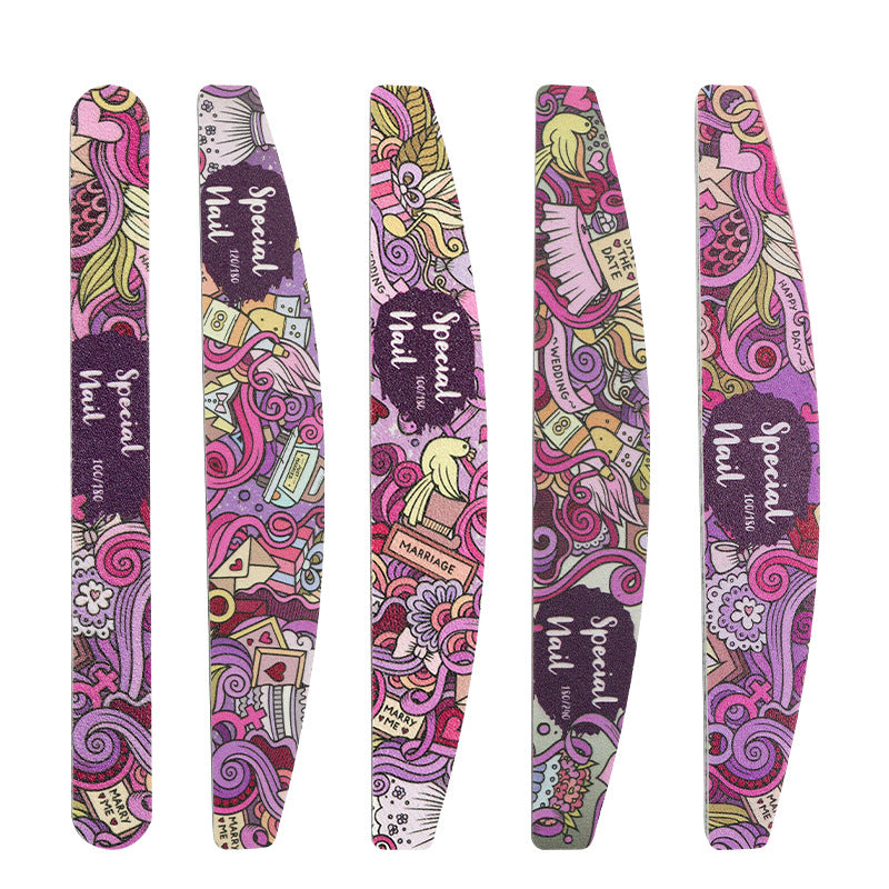 Patterned Dual-Sided Nail File