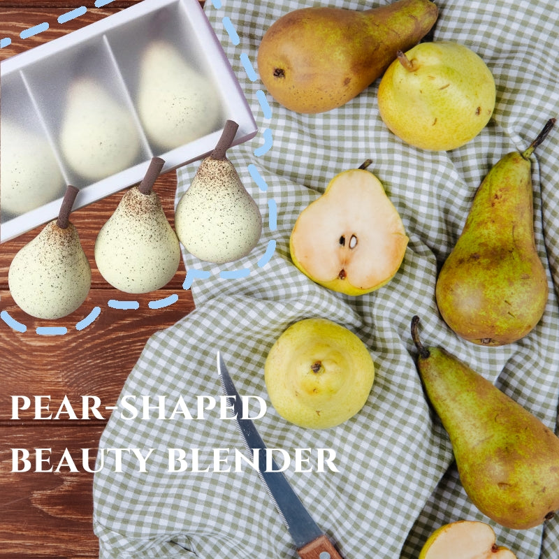 Fruit-shaped beauty blender gift box